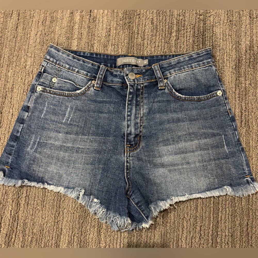 Just USA Women's Distressed Denim Jean Shorts